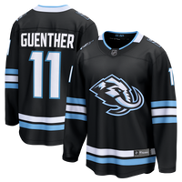 Dylan Guenther Utah Mammoth Hockey Jersey, Black Breakaway Home Sportswear Jersey Shirt, Long Sleeve Hockey Sweater Jersey, Casual Gift for Men
