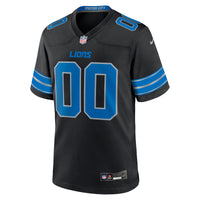 Detroit Lions Football Jersey, Black Game Alternate Sportswear Jersey Shirt, Lightweight Breathable Athletic Jersey, Casual Gift for Men