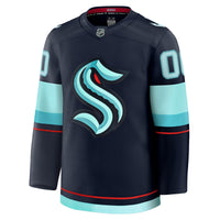Seattle Kraken Hockey Jersey, Deep Sea Blue Premium Home Sportswear Jersey Shirt, Long Sleeve Hockey Sweater Jersey, Casual Gift for Men