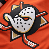 Beckett Sennecke Anaheim Ducks Hockey Jersey, Orange Premium Sportswear Jersey Shirt, Long Sleeve Hockey Sweater Jersey, Casual Gift for Men