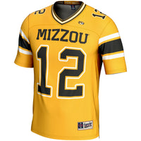 Missouri Tigers Football Jersey, Gold Sportswear Jersey Shirt, Lightweight Breathable Athletic Jersey, Casual Gift for Men, Style 200667697