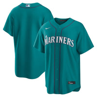 Seattle Mariners Baseball Jersey, Teal Replica Alternate Sportswear Jersey Shirt, Lightweight Breathable Athletic Jersey, Casual Gift for Men