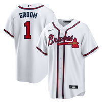 Atlanta Braves Baseball Jersey, White Sportswear Jersey Shirt, Lightweight Breathable Athletic Jersey, Casual Gift for Men, Style 202855873