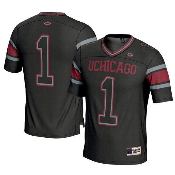 #1 UChicago Maroons Football Jersey - Black