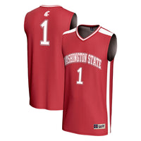 Washington State Cougars Basketball Jersey, Sportswear Jersey Shirt, Sleeveless Athletic Tank Jersey, Casual Gift for Men, Style 202219844