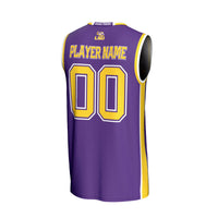 LSU Tigers Basketball Jersey, Purple Fashion Sportswear Jersey Shirt, Sleeveless Athletic Tank Jersey, Casual Gift for Men, Style 202683100