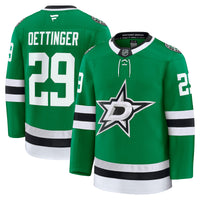 Jake Oettinger Dallas Stars Hockey Jersey, Kelly Green Premium Sportswear Jersey Shirt, Long Sleeve Hockey Sweater Jersey, Casual Gift for Men
