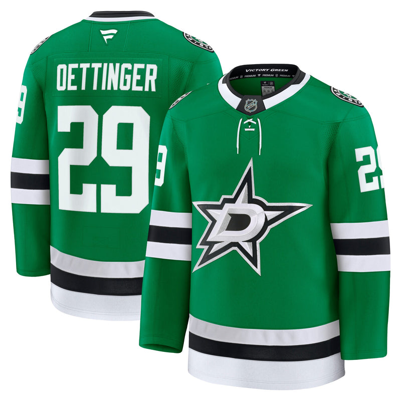 Jake Oettinger Dallas Stars Hockey Jersey, Kelly Green Premium Sportswear Jersey Shirt, Long Sleeve Hockey Sweater Jersey, Casual Gift for Men