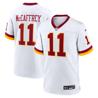 Luke McCaffrey Washington Commanders Football Jersey, White Sportswear Jersey Shirt, Lightweight Breathable Athletic Jersey, Casual Gift for Men