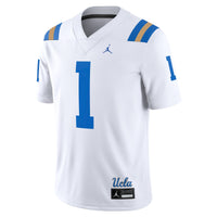 UCLA Bruins Football Jersey, White Game Sportswear Jersey Shirt, Lightweight Breathable Athletic Jersey, Casual Gift for Men