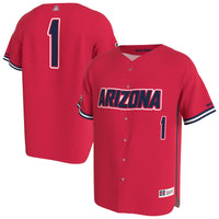 Arizona Wildcats Baseball Jersey, Red Sportswear Jersey Shirt, Lightweight Breathable Athletic Jersey, Casual Gift for Men, Style 204688200