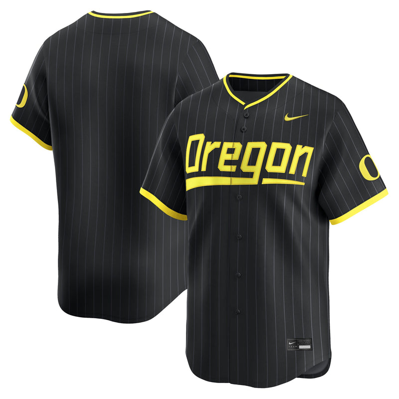 Oregon Ducks Baseball Jersey, Black Limited Sportswear Jersey Shirt, Lightweight Breathable Athletic Jersey, Casual Gift for Men