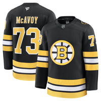 Charlie McAvoy Boston Bruins Hockey Jersey, Black Premium Home Sportswear Jersey Shirt, Long Sleeve Hockey Sweater Jersey, Casual Gift for Men