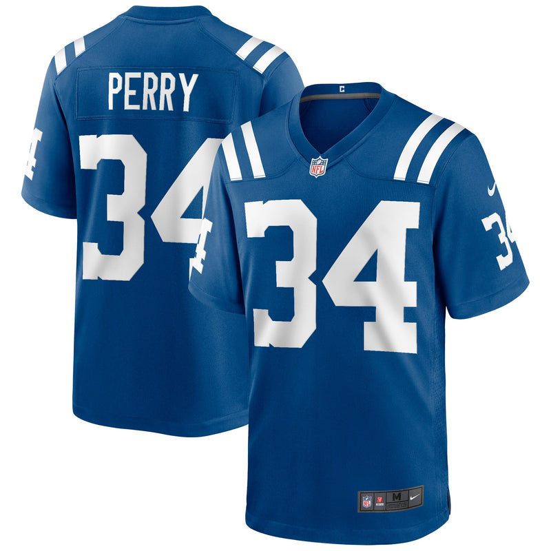 Joe Perry Indianapolis Colts Football Jersey, Royal Game Sportswear Jersey Shirt, Lightweight Breathable Athletic Jersey, Casual Gift for Men