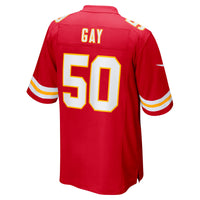 Willie Gay Kansas City Chiefs Football Jersey, Red Game Sportswear Jersey Shirt, Lightweight Breathable Athletic Jersey, Casual Gift for Men