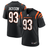McKinnley Jackson Cincinnati Bengals Football Jersey, Black Sportswear Jersey Shirt, Lightweight Breathable Athletic Jersey, Casual Gift for Men