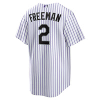 Tyler Freeman Colorado Rockies Baseball Jersey, White Sportswear Jersey Shirt, Lightweight Breathable Athletic Jersey, Casual Gift for Men