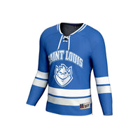 Saint Louis Billikens Hockey Jersey, Blue Sportswear Jersey Shirt, Long Sleeve Hockey Sweater Jersey, Casual Gift for Men