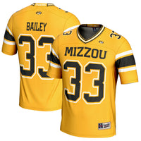Missouri Tigers Football Jersey, Gold Sportswear Jersey Shirt, Lightweight Breathable Athletic Jersey, Casual Gift for Men, Style 200667700