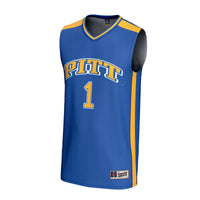 Pitt Panthers Basketball Jersey, Royal Fashion Lightweight Sportswear Jersey Shirt, Sleeveless Athletic Tank Jersey, Casual Gift for Men