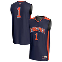 Virginia Cavaliers Basketball Jersey, Navy Sportswear Jersey Shirt, Sleeveless Athletic Tank Jersey, Casual Gift for Men, Style 202342828