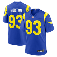 Bill Norton Los Angeles Rams Football Jersey, Royal Game Sportswear Jersey Shirt, Lightweight Breathable Athletic Jersey, Casual Gift for Men