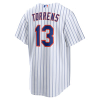 Luis Torrens New York Mets Baseball Jersey, White Replica Sportswear Jersey Shirt, Lightweight Breathable Athletic Jersey, Casual Gift for Men