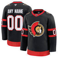 Ottawa Senators Hockey Jersey, Black Premium Sportswear Jersey Shirt, Long Sleeve Hockey Sweater Jersey, Casual Gift for Men, Style 202055721