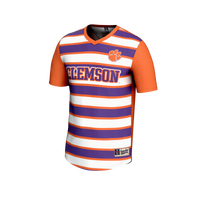 Clemson Tigers Soccer Jersey, Orange/Purple Fashion Sportswear Jersey Shirt, Lightweight Breathable Athletic Jersey, Casual Gift for Men