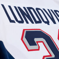 Henrik Lundqvist New York Rangers Hockey Jersey, White Sportswear Jersey Shirt, Long Sleeve Hockey Sweater Jersey, Casual Gift for Men