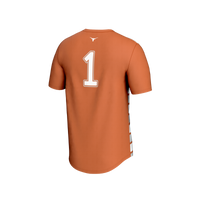 Texas Longhorns Lightweight Soccer Jersey, Orange Fashion Sportswear Jersey Shirt, Lightweight Breathable Athletic Jersey, Casual Gift for Men