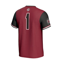 South Carolina Gamecocks Softball Jersey, Garnet Fashion Sportswear Jersey Shirt, Lightweight Breathable Athletic Jersey, Casual Gift for Men