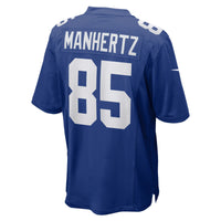 Chris Manhertz New York Giants Football Jersey, Royal Game Sportswear Jersey Shirt, Lightweight Breathable Athletic Jersey, Casual Gift for Men