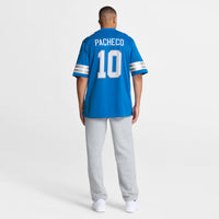 Isiah Pacheco Detroit Lions Football Jersey, Blue Game Sportswear Jersey Shirt, Lightweight Breathable Athletic Jersey, Casual Gift for Men