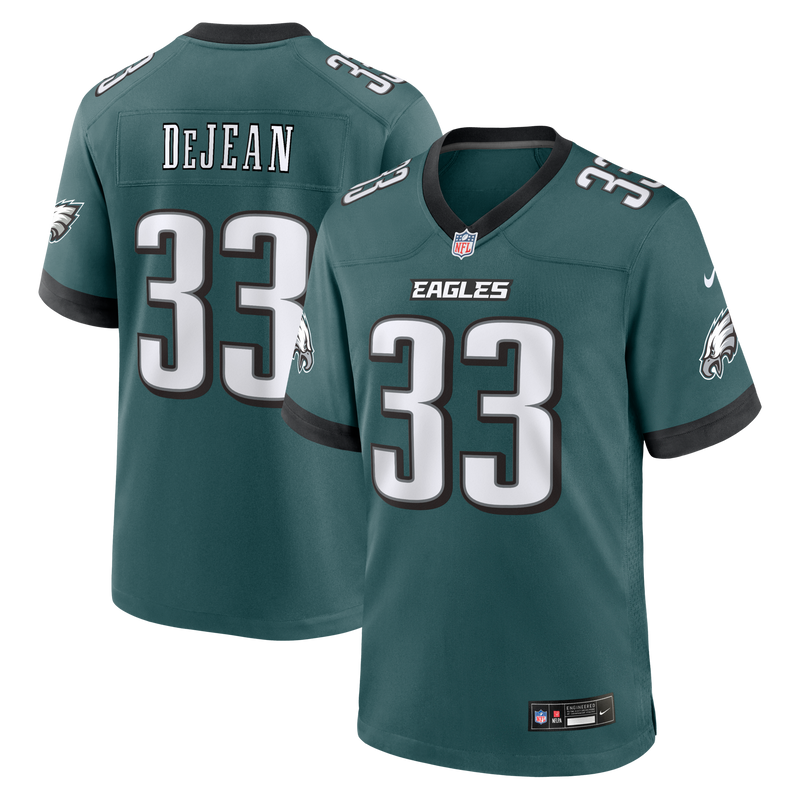 Cooper DeJean Philadelphia Eagles Football Jersey, Sportswear Jersey Shirt, Lightweight Athletic Jersey, Casual Gift for Men, Style 202120791