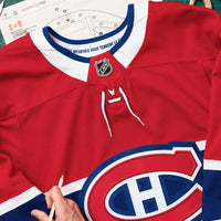 Montreal Canadiens Hockey Jersey, Red Authentic Sportswear Jersey Shirt, Long Sleeve Hockey Sweater Jersey, Casual Gift for Men, Style 202056761