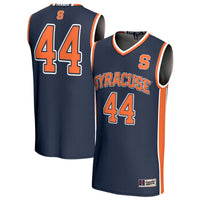 Syracuse Orange Basketball Jersey, Navy Fashion Sportswear Jersey Shirt, Sleeveless Athletic Tank Jersey, Casual Gift for Men, Style 203652701