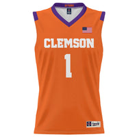 Clemson Tigers Basketball Jersey, Orange Sportswear Jersey Shirt, Sleeveless Athletic Tank Jersey, Casual Gift for Men, Style 200425588