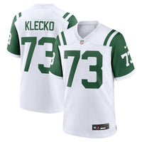 Joe Klecko New York Jets Football Jersey, White Game Sportswear Jersey Shirt, Lightweight Breathable Athletic Jersey, Casual Gift for Men
