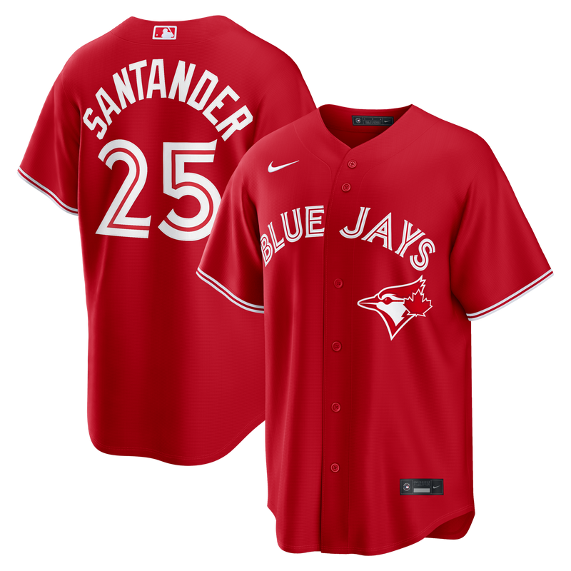 Anthony Santander Toronto Blue Jays Baseball Jersey, Red Sportswear Jersey Shirt, Lightweight Breathable Athletic Jersey, Casual Gift for Men