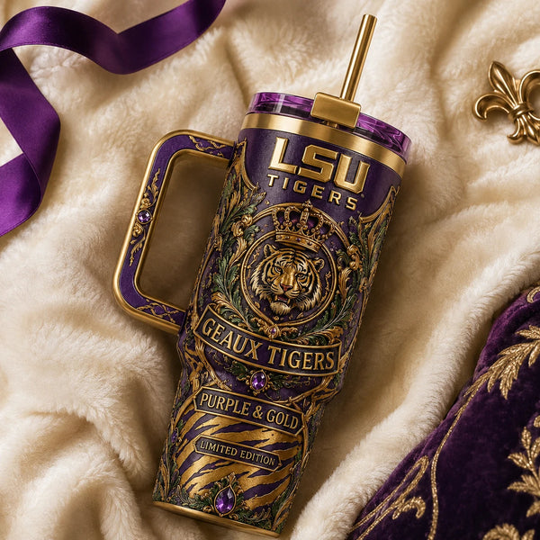 LSU Crowned - Purple, Gold and Baroque Attitude - main