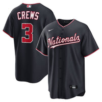 Dylan Crews Washington Nationals Baseball Jersey, Navy Sportswear Jersey Shirt, Lightweight Breathable Athletic Jersey, Casual Gift for Men
