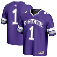 Kansas State Wildcats Lightweight Football Jersey, Purple Sportswear Jersey Shirt, Lightweight Breathable Athletic Jersey, Casual Gift for Men