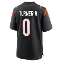 DJ Turner II Cincinnati Bengals Football Jersey, Black Game Sportswear Jersey Shirt, Lightweight Breathable Athletic Jersey, Casual Gift for Men