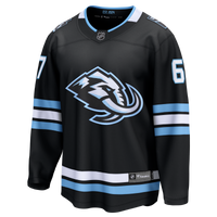 Lawson Crouse Utah Mammoth Hockey Jersey, Black Breakaway Home Sportswear Jersey Shirt, Long Sleeve Hockey Sweater Jersey, Casual Gift for Men
