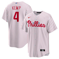 Otto Kemp Philadelphia Phillies Baseball Jersey, White Sportswear Jersey Shirt, Lightweight Breathable Athletic Jersey, Casual Gift for Men