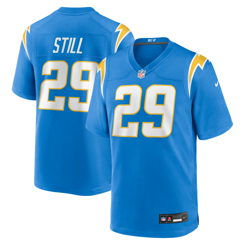 Tarheeb Still Los Angeles Chargers Football Jersey, Sportswear Jersey Shirt, Lightweight Athletic Jersey, Casual Gift for Men, Style 201639519