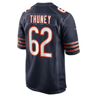 Joe Thuney Chicago Bears Football Jersey, Navy Game Sportswear Jersey Shirt, Lightweight Breathable Athletic Jersey, Casual Gift for Men