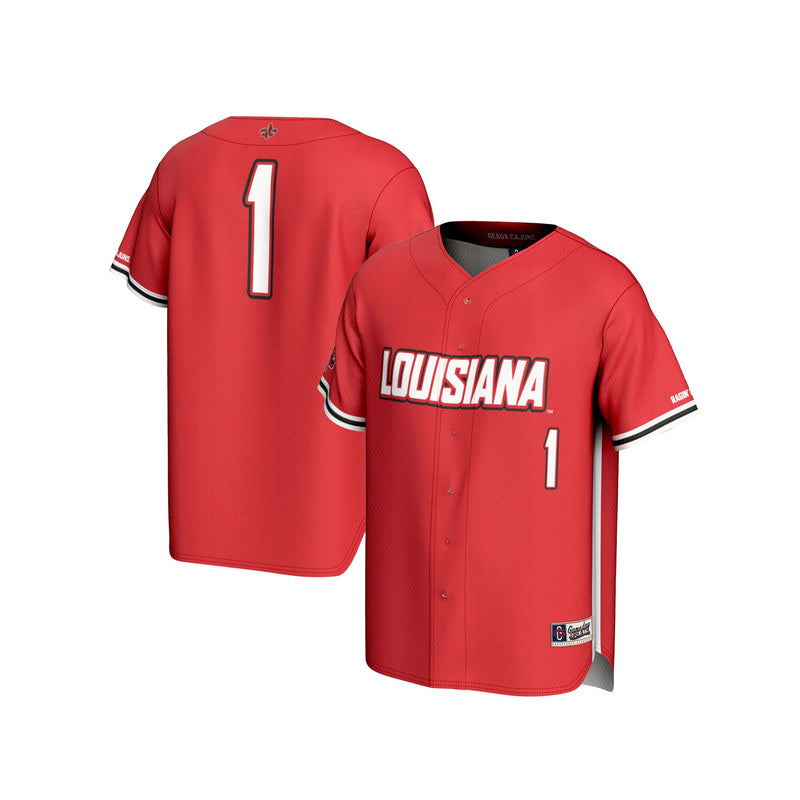 Louisiana Ragin' Cajuns Baseball Jersey, Sportswear Jersey Shirt, Lightweight Breathable Athletic Jersey, Casual Gift for Men, Style 201241527