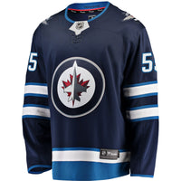 Mark Scheifele Winnipeg Jets Hockey Jersey, Navy Replica Sportswear Jersey Shirt, Long Sleeve Hockey Sweater Jersey, Casual Gift for Men